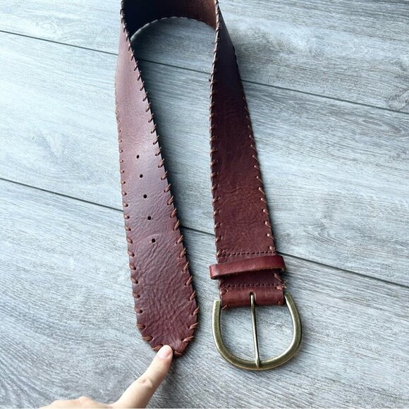 Liz Claiborne Wide Braided Leather Belt - Picture 11 of 14